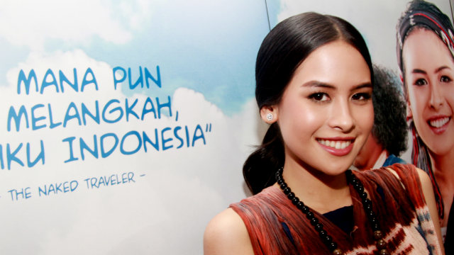 Selebriti wanita Maudy Ayunda (Foto: Munady)