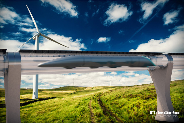 Transportasi kecepatan tinggi, Hyperloop. (Foto: Hyperloop Transportation Technologies)