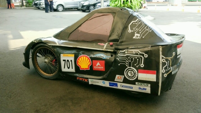 Mobil listrik Turangga Cheta Ev4. (Foto: Gesit Prayogi/kumparan)