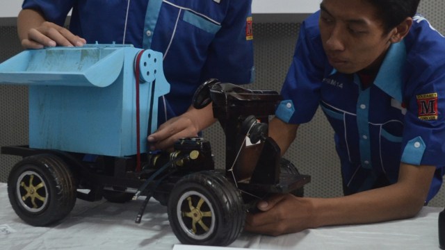 Lomba desain kendaraan pedesaaan. (Foto: ANTARA/Fikri Yusuf)