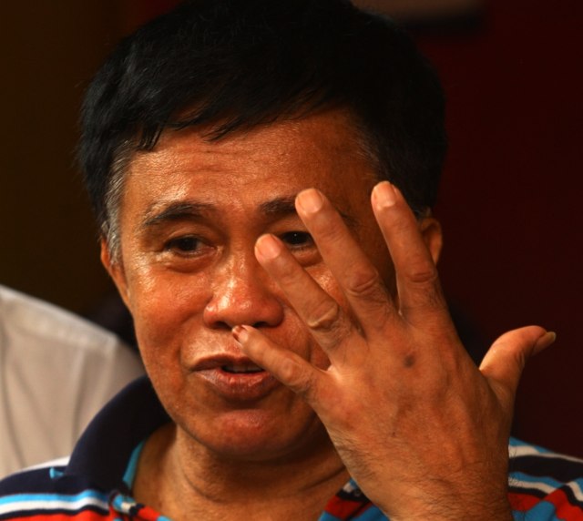 Legenda Tinju Indonesia Ellyas Pical. (Foto: ANTARA/Muhammad Iqbal)