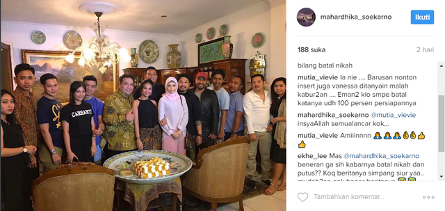 Screencshot IG Didi Mahardika (Foto: Instagram @mahardhika_soekarno)