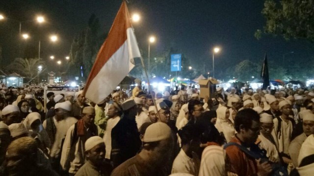 Jemaah yang mengikuti peringatan Supersemar. (Foto: Mustaqim Amna/kumparan)