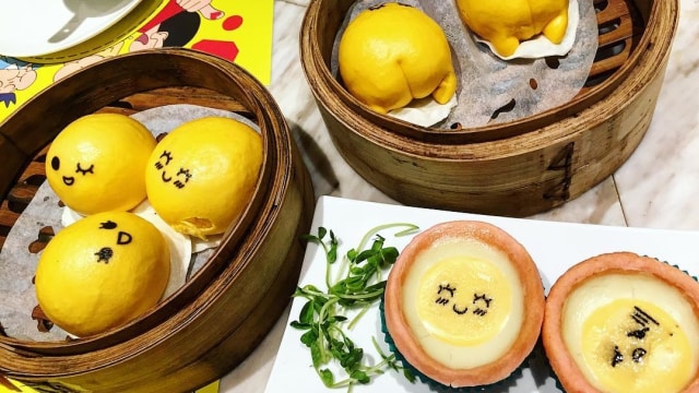 Gudetama, karakter menjadi tema utama Dimsum Icon. (Foto: Instagram @girlswear)