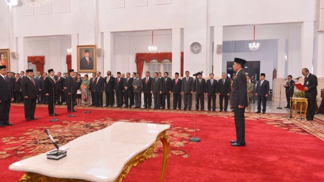 Jokowi melantik para Dubes di Istana (Foto: Dok. Biro Pers Istana)
