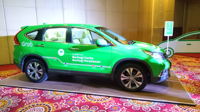 Layanan baru dari Grab, bernama GrabShare. (Foto: Muhammad Fikrie)