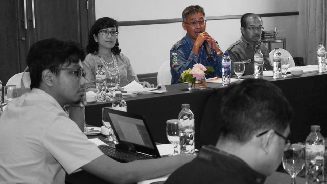 Direktur Utama PT Krakatau Steel, Sukandar. (Foto: Lucky R/Antara)