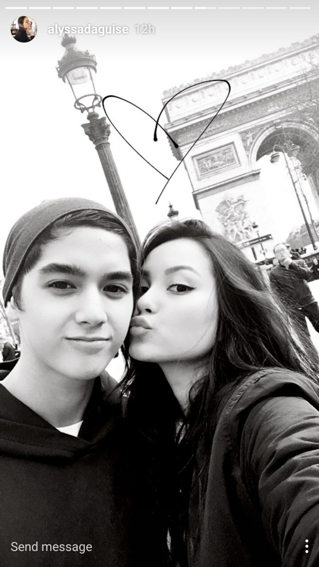 Al Ghazali dan Alyssa Daguise  (Foto: Instastory/Alyssa Daguise )