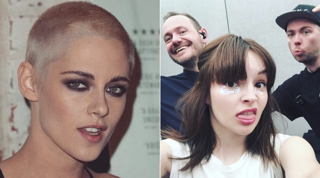 Kristen Stewart & Chvrches (Foto: Instagram/@slutsland dan Facebook/Chvrches)