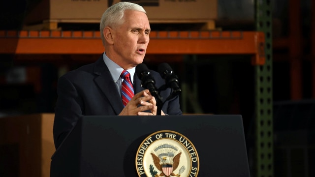 Wakil Presiden Amerika Serikat Mike Pence Foto: REUTERS/Bryan Woolston