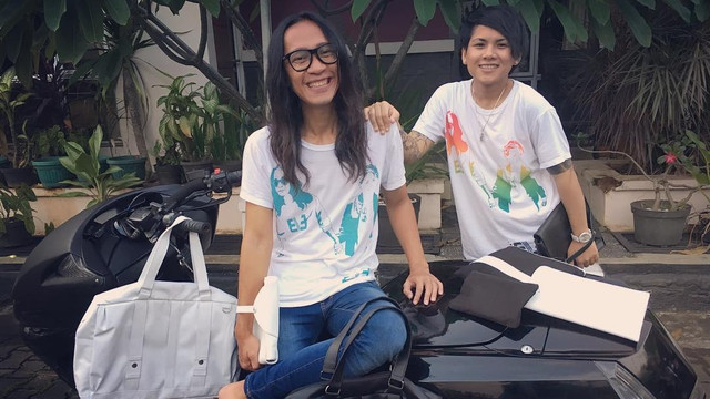 Aming memilih rujuk dengan Evelyn? (Foto: Instagram @psychodiva2016)
