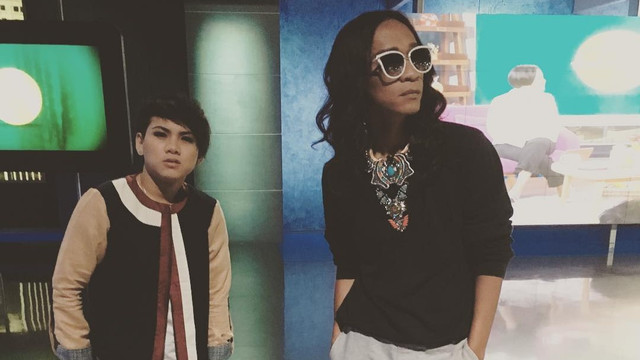 Pasangan Aming dan Evelyn (Foto: Instagram @Psychodiva2016)