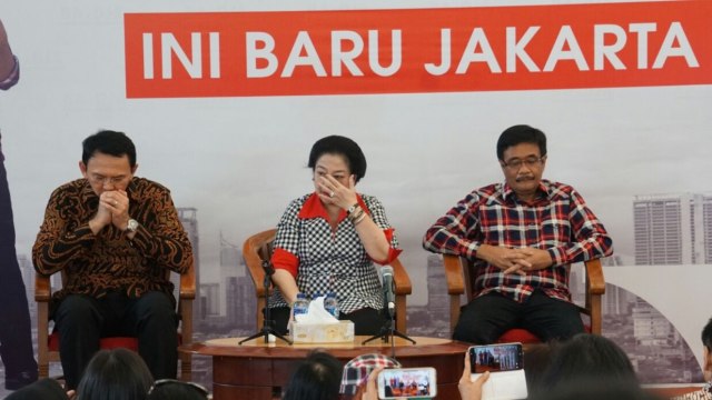 Megawati menghadiri kampanye Ahok-Djarot. (Foto: Aditia Noviansyah/kumparan)