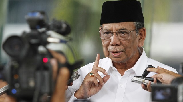 KH Hasyim Muzadi, tokoh agama. (Foto: Antara/Widodo S. Jusuf)