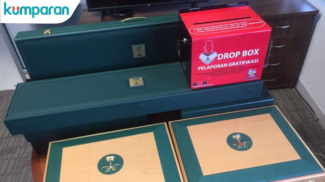 Boks pelaporan gratifikasi. (Foto: Istimewa)