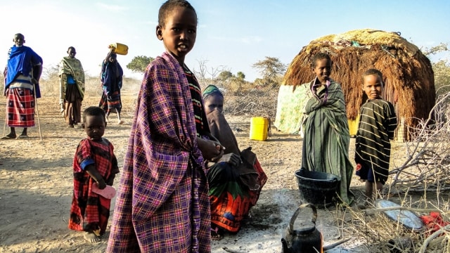 Anak-anak Somalia menderita kelaparan. (Foto: Dok. relawan ACT)