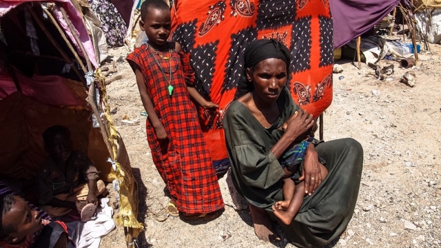 Kelaparan di Somalia. (Foto: Dok. relawan ACT)