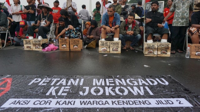 Demo Tolak Pabrik Semen di Kendeng (Foto: Aditia Noviansyah/kumparan)