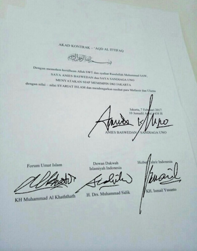 Hoax Akad Kontrak Anies-Sandi (Foto: Istimewa)