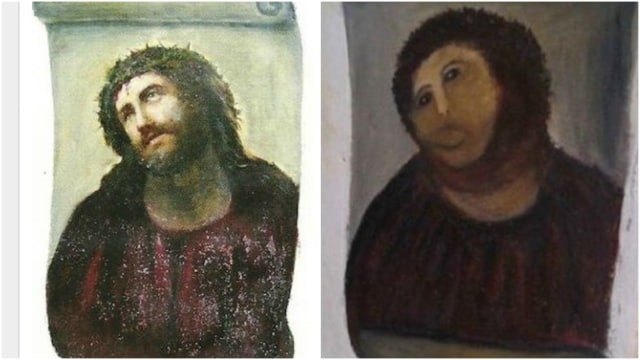 Lukisan Yesus (Foto: Dokumentasi Libertad Gigital)