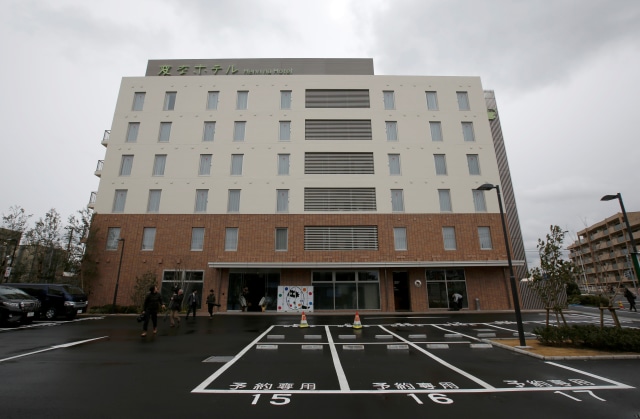 Tampilan depan Hotel Henn na. (Foto: Issei Kato/Reuters)