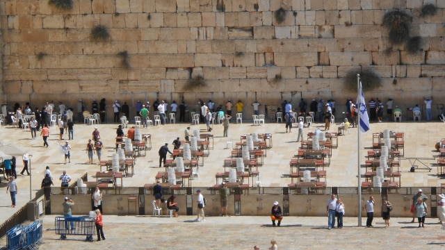 Tembok barat Yerusalem, Israel (Foto: Pixabay)