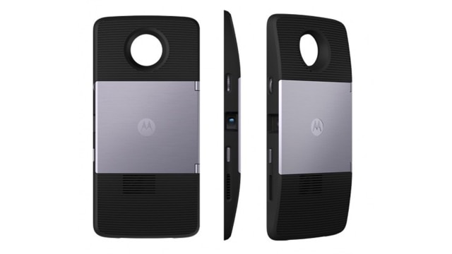 Moto Insta-Share Projector untuk Moto Z. (Foto: Motorola.com)