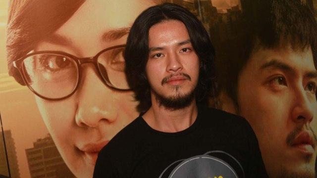 Morgan Oey di konpers film Moon Cake Story. (Foto: Munady Widjaja/kumparan)