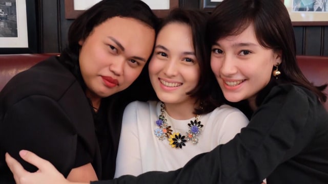 Wanda Haraa dan Chelsea Islan dan Tatjana Saphira (Foto: Instagram @wanda_haraa)