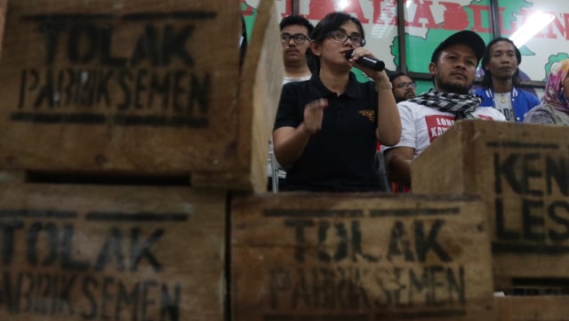 LBH Jakarta juga menjadi ruang bagi warga Kendeng. (Foto: Fanny Kusumawardhani/kumparan)