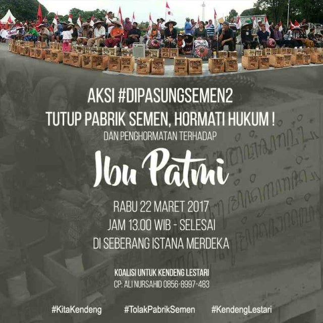 Tutup Pabrik Semen, Hormati Hukum