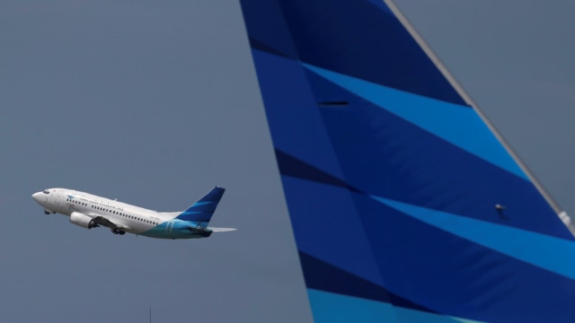 Maskapai Garuda Indonesia. (Foto: Reuters/Beawiharta)