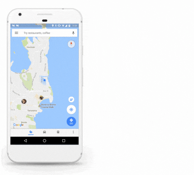 Fitur Share Location di Google Maps. (Foto: Google)