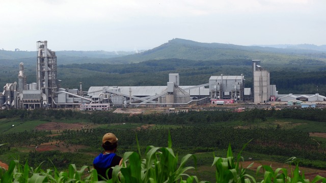 Area PT Semen Indonesia di Rembang. (Foto: Antara/Yusuf Nugroho)