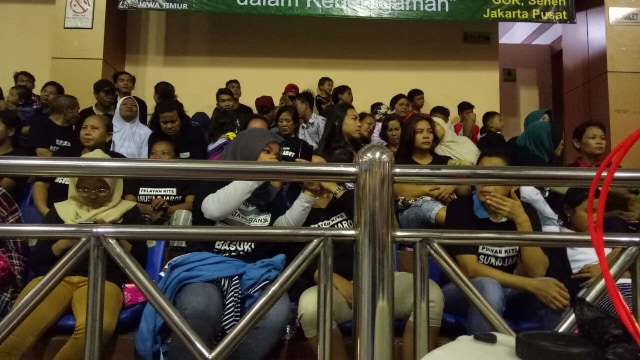 Paguyuban Arek Jatim dukung Ahok-Djarot di Senen. (Foto: Nadia/kumparan)