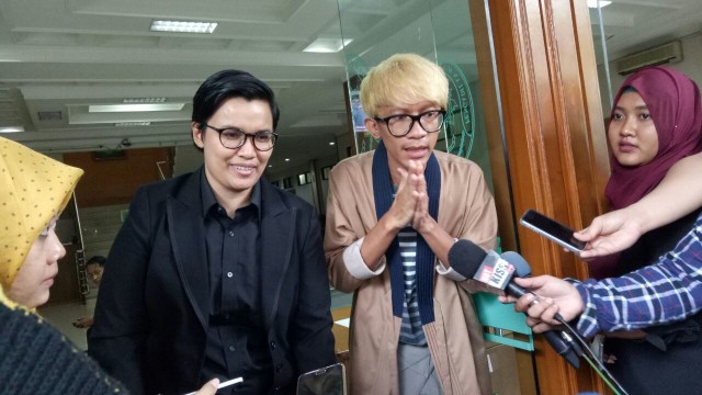 Aming di Pengadilan Agama Jakarta Selatan (Foto: Yurika Kencana/kumparan)