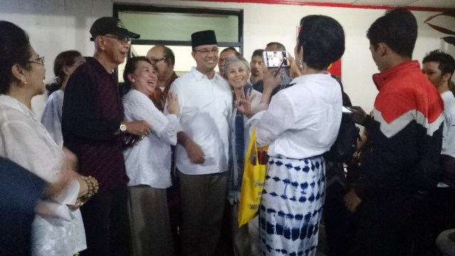 Deklarasi dukungan angkatan 66 untuk Anies. (Foto: Wandha Nur/kumparan)