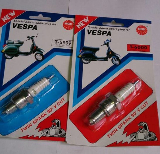 Busi Vespa (Ilustrasi). (Foto: Facebook Spare Part Vespa Excel)