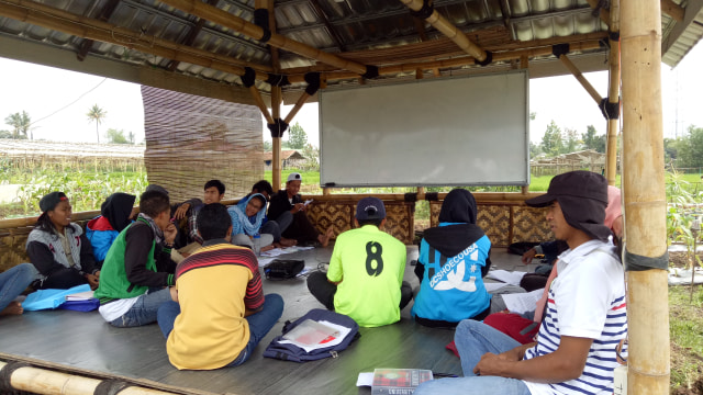 Kegiatan di The Learning  Farm, Cianjur (Foto: Amanaturrosyidah/kumparan)