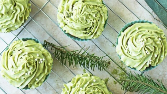 Cupcake Matcha, salah satu kreasi matcha favorit (Foto: Instagram/@ilonaspassion)