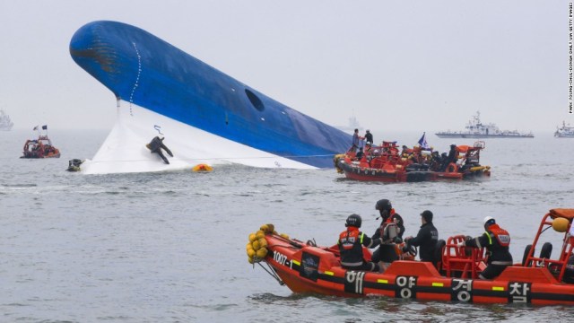 Begini Kronologi Tragedi Kapal Sewol Yang Tenggelam 3 Tahun Lalu (1)