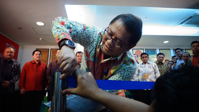 Rudiantara di Ratas Persiapan Asian Games 2018 (Foto: Aditia Noviansyah/kumparan)