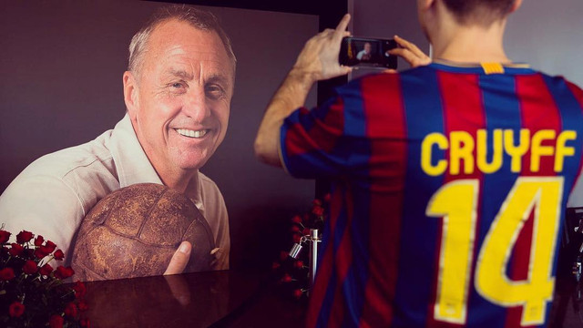 Cruyff, abadi di Barcelona. (Foto: FC Barcelona)