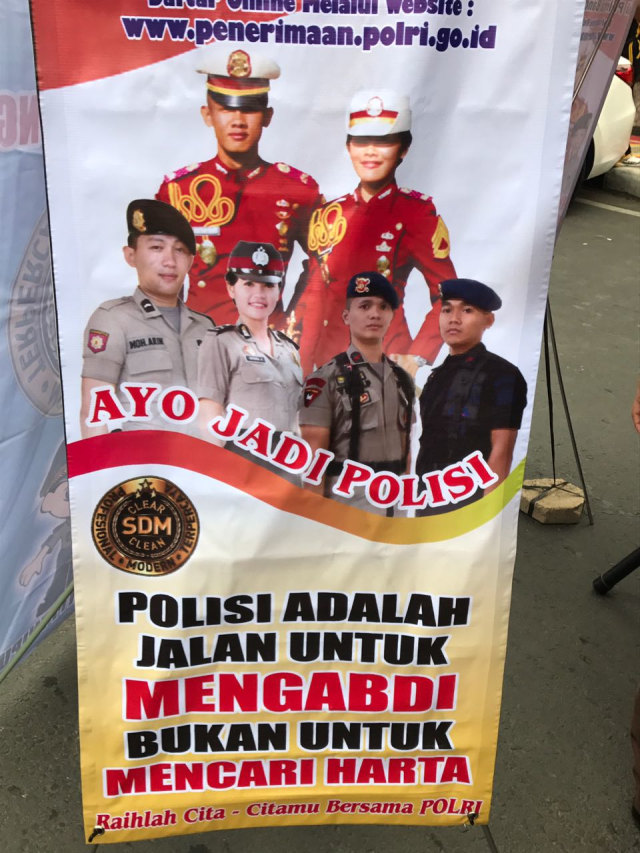 Penerimaan anggota Polri. (Foto: polri.go.id)