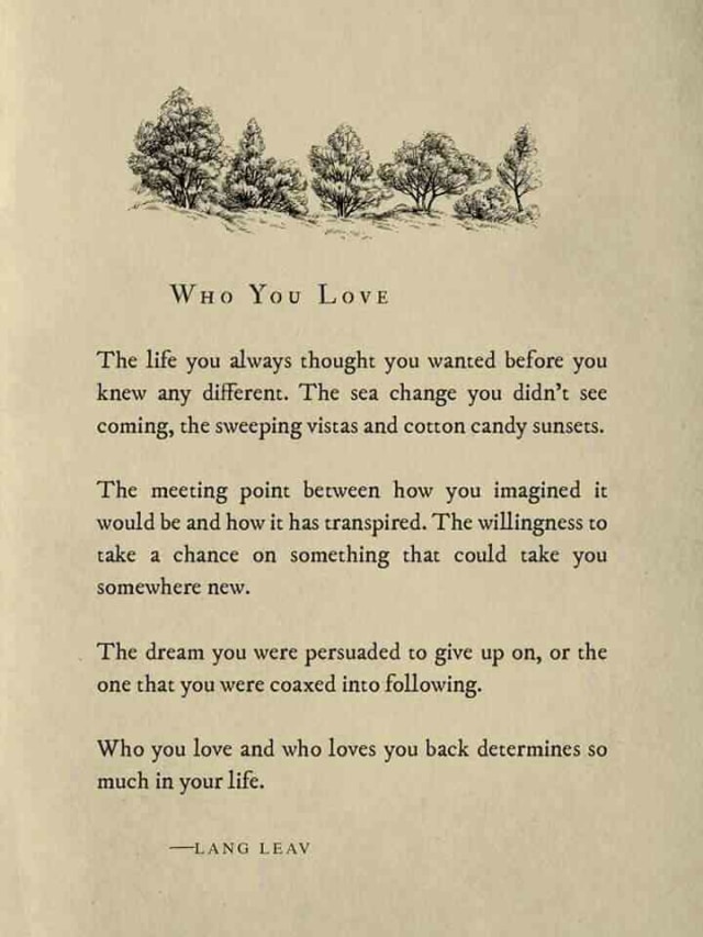 Test : Lang Leav said it all (1)