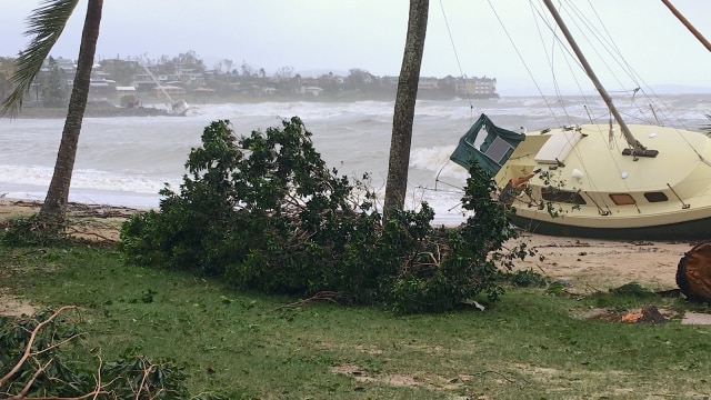 Badai debbie di Australia. (Foto: Reuters/Jan Clifford)