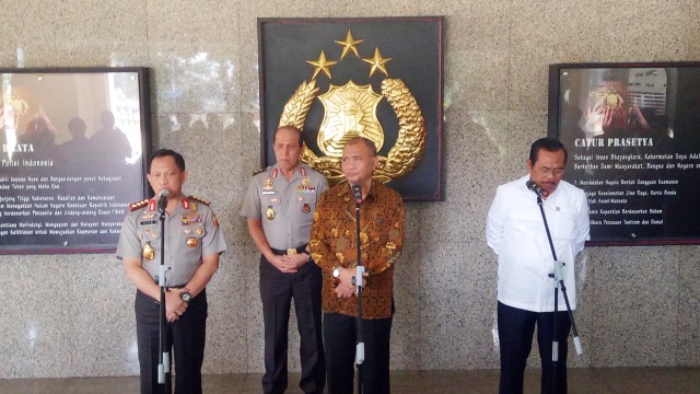 Penandatanganan nota kesepahaman di Mabes Polri (Foto: Aldis Tannos/kumparan)