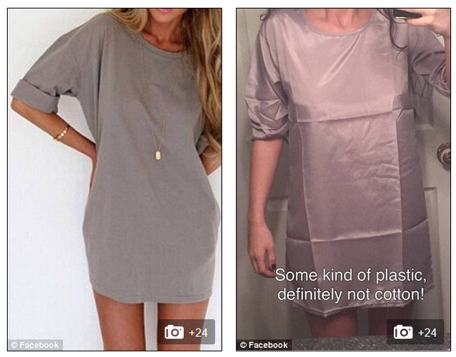 ekspektasi belanja online vs realita (Foto: dailymail)