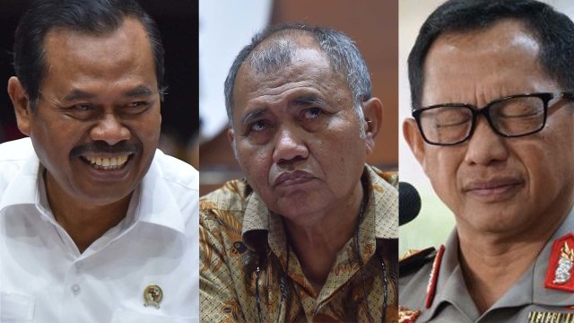 Prasetyo, Agus dan Tito. (Foto: Antara-kumparan)