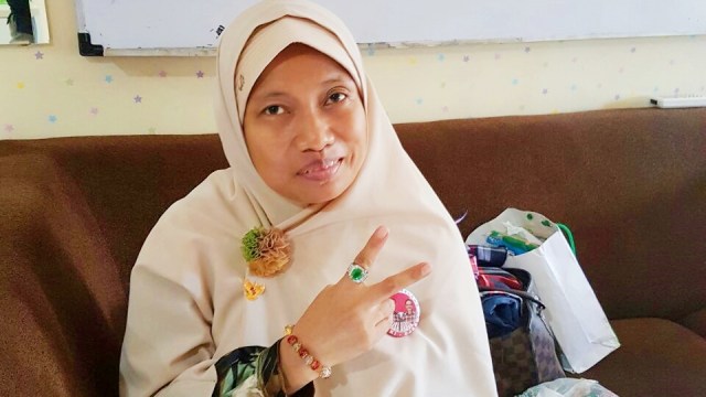 Retno Rahayu, pembawa pisau di sidang Ahok. (Foto: Dok. Suyanto - Petugas di Kementan)